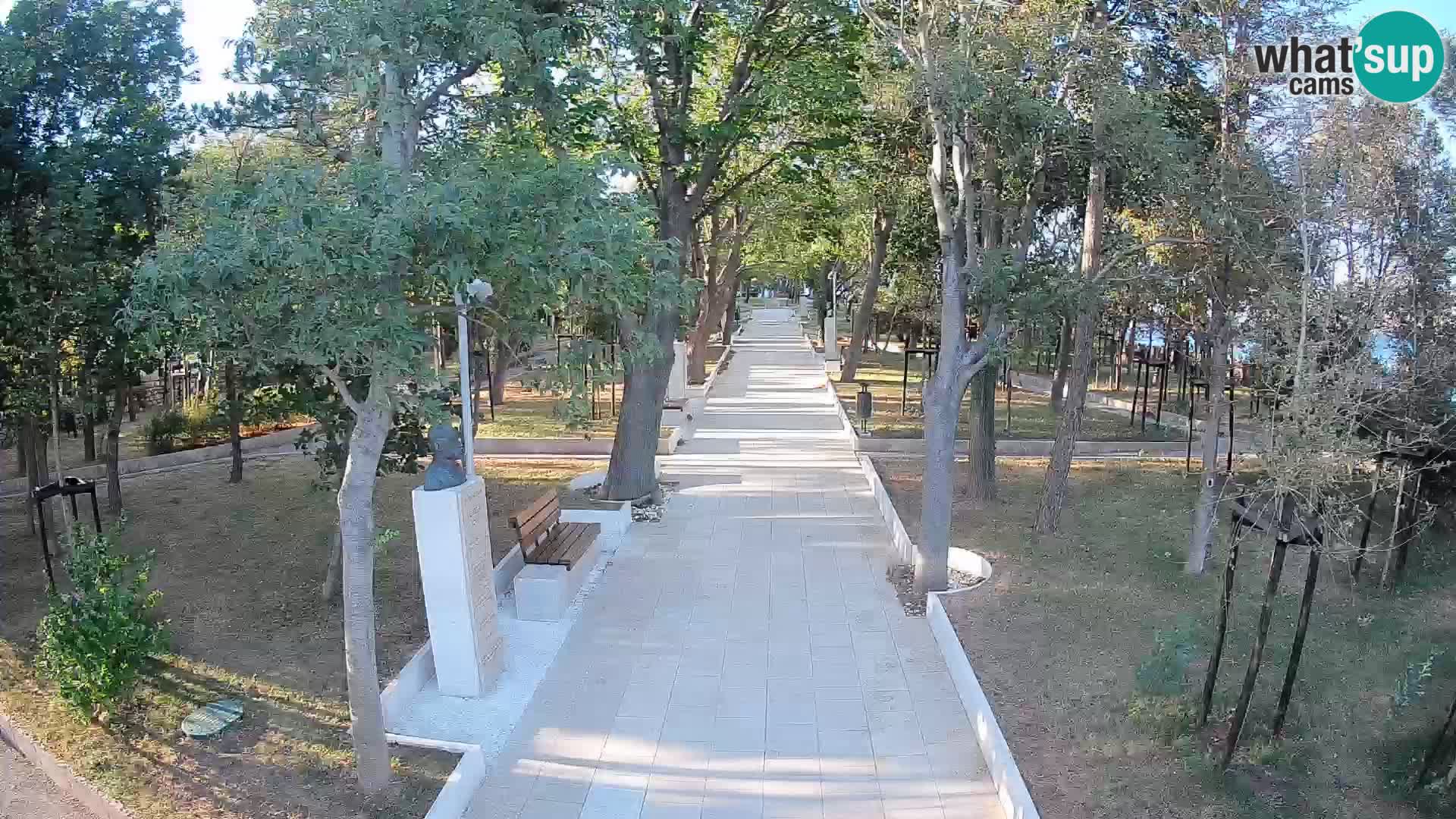 Writers’ Park Webcam Senj – Live by the Sea