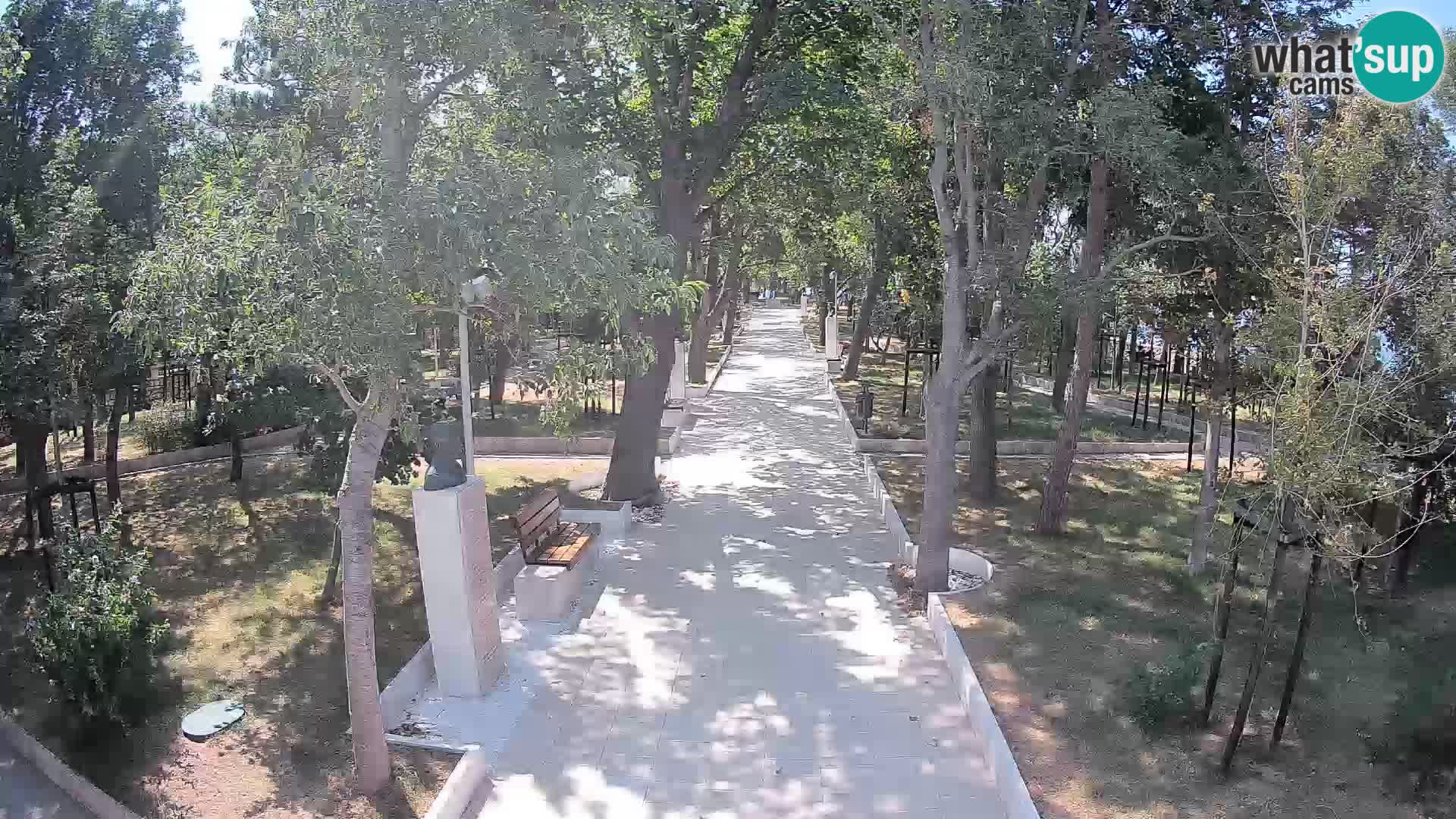Webcam Schriftstellerpark Senj – Live am Meer