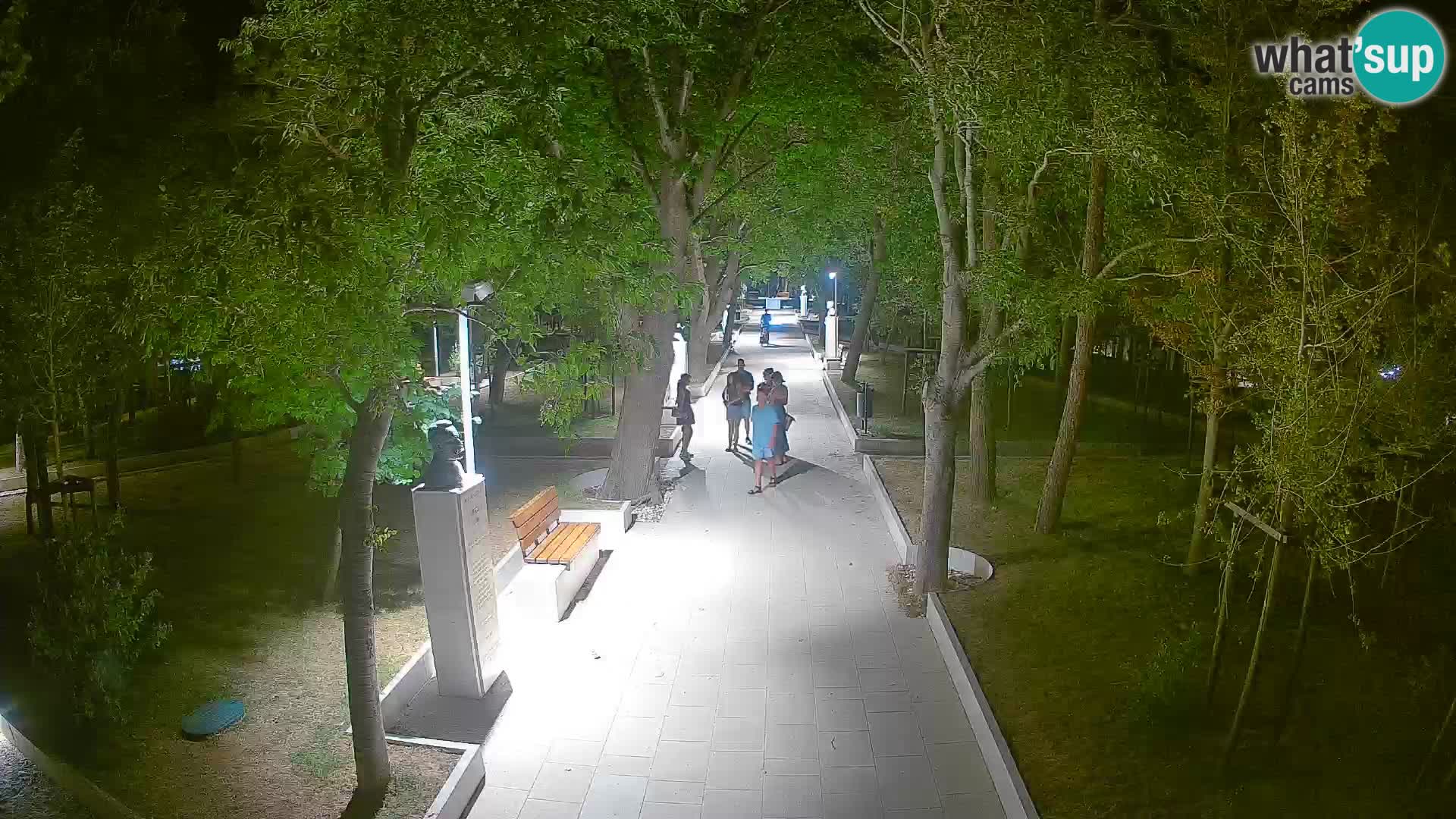 Writers’ Park Webcam Senj – Live by the Sea