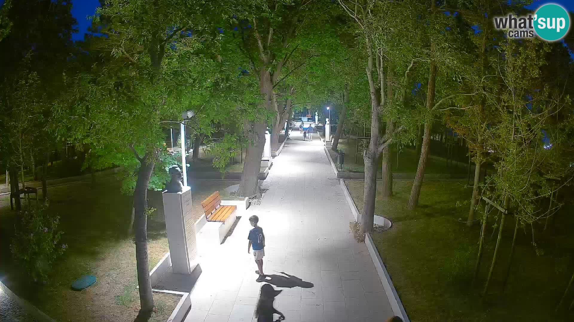 Writers’ Park Webcam Senj – Live by the Sea