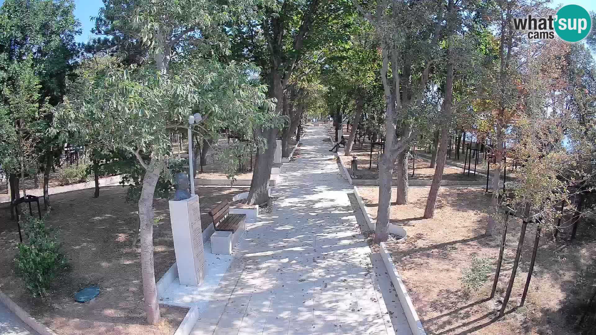 Writers’ Park Webcam Senj – Live by the Sea