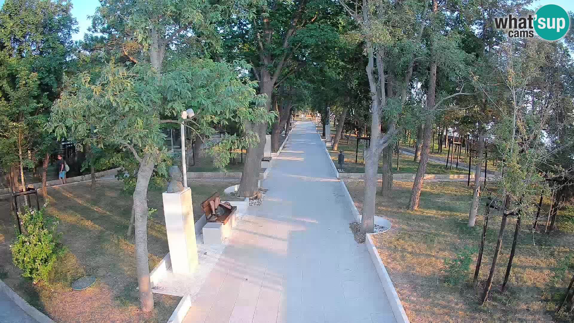 Writers’ Park Webcam Senj – Live by the Sea