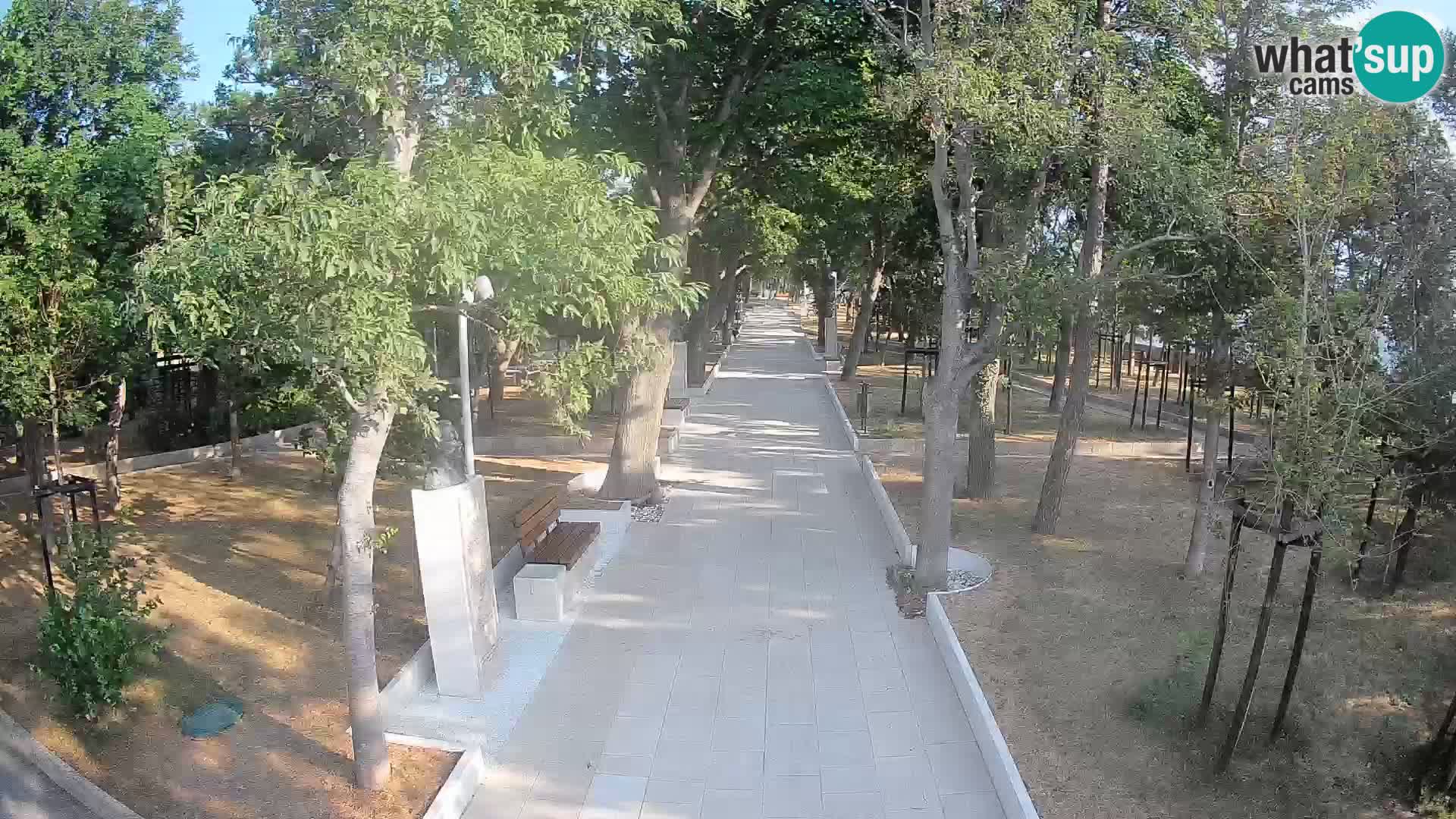 Writers’ Park Webcam Senj – Live by the Sea