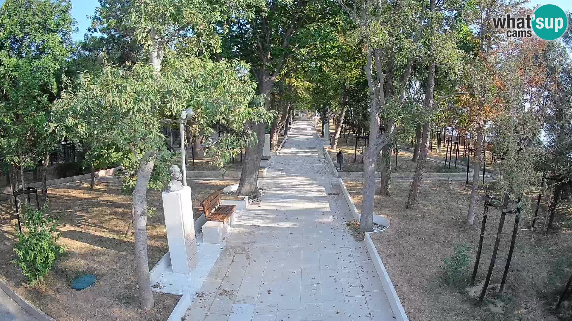 Writers’ Park Webcam Senj – Live by the Sea