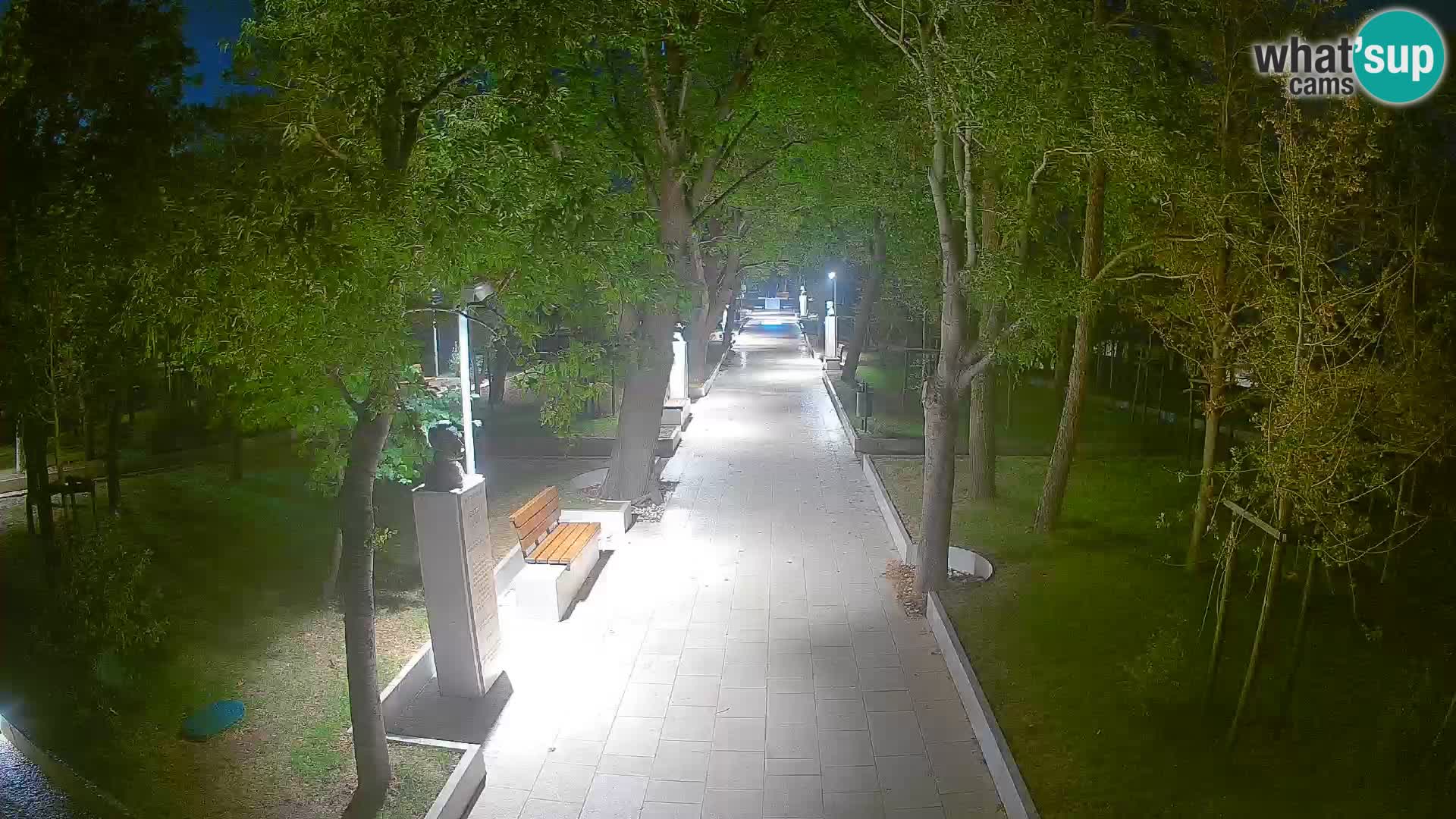 Writers’ Park Webcam Senj – Live by the Sea