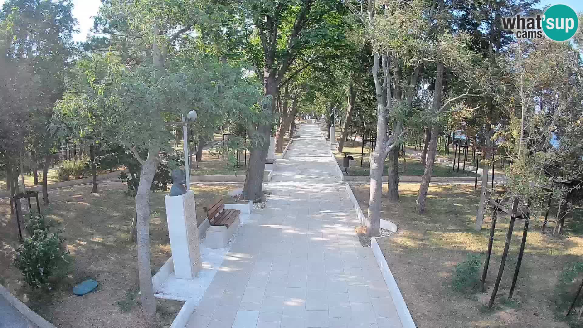 Writers’ Park Webcam Senj – Live by the Sea