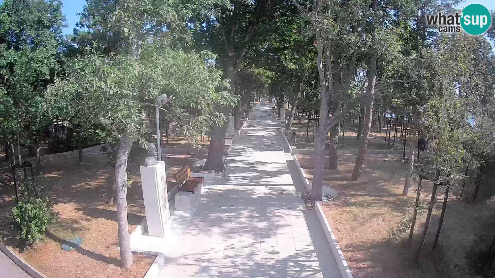 Webcam Schriftstellerpark Senj – Live am Meer