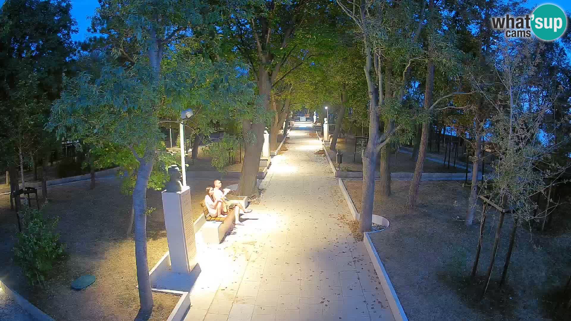 Writers’ Park Webcam Senj – Live by the Sea