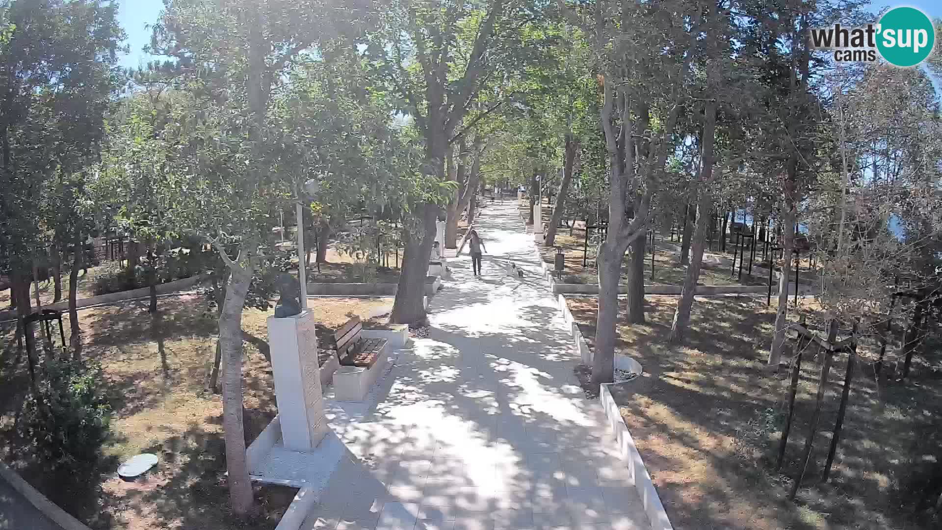 Writers’ Park Webcam Senj – Live by the Sea