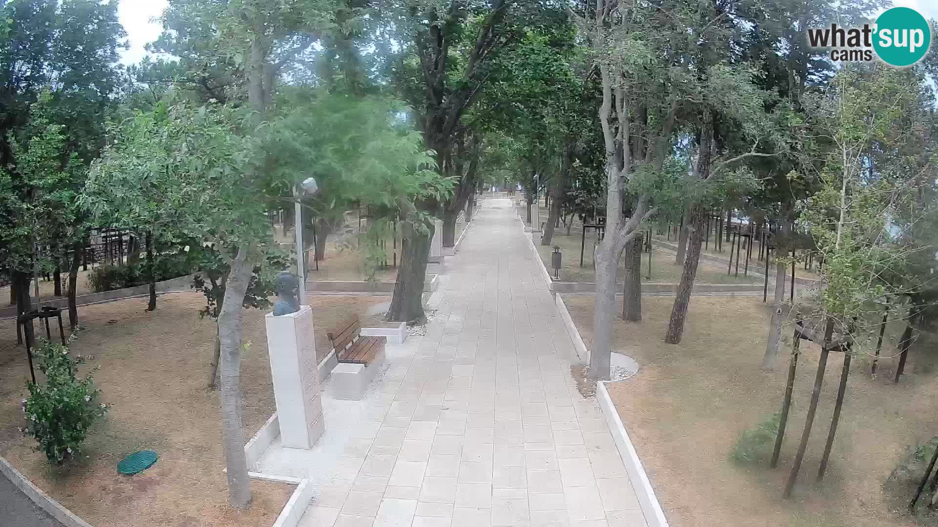 Writers’ Park Webcam Senj – Live by the Sea