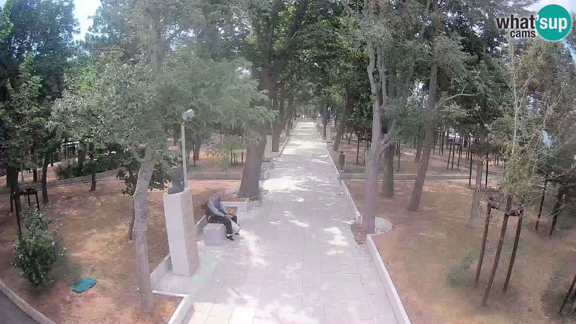 Writers’ Park Webcam Senj – Live by the Sea