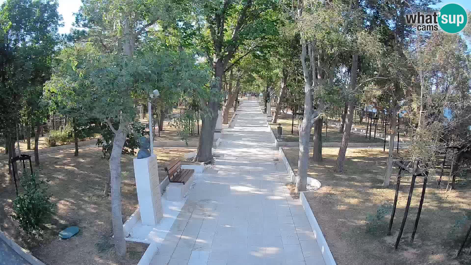 Writers’ Park Webcam Senj – Live by the Sea
