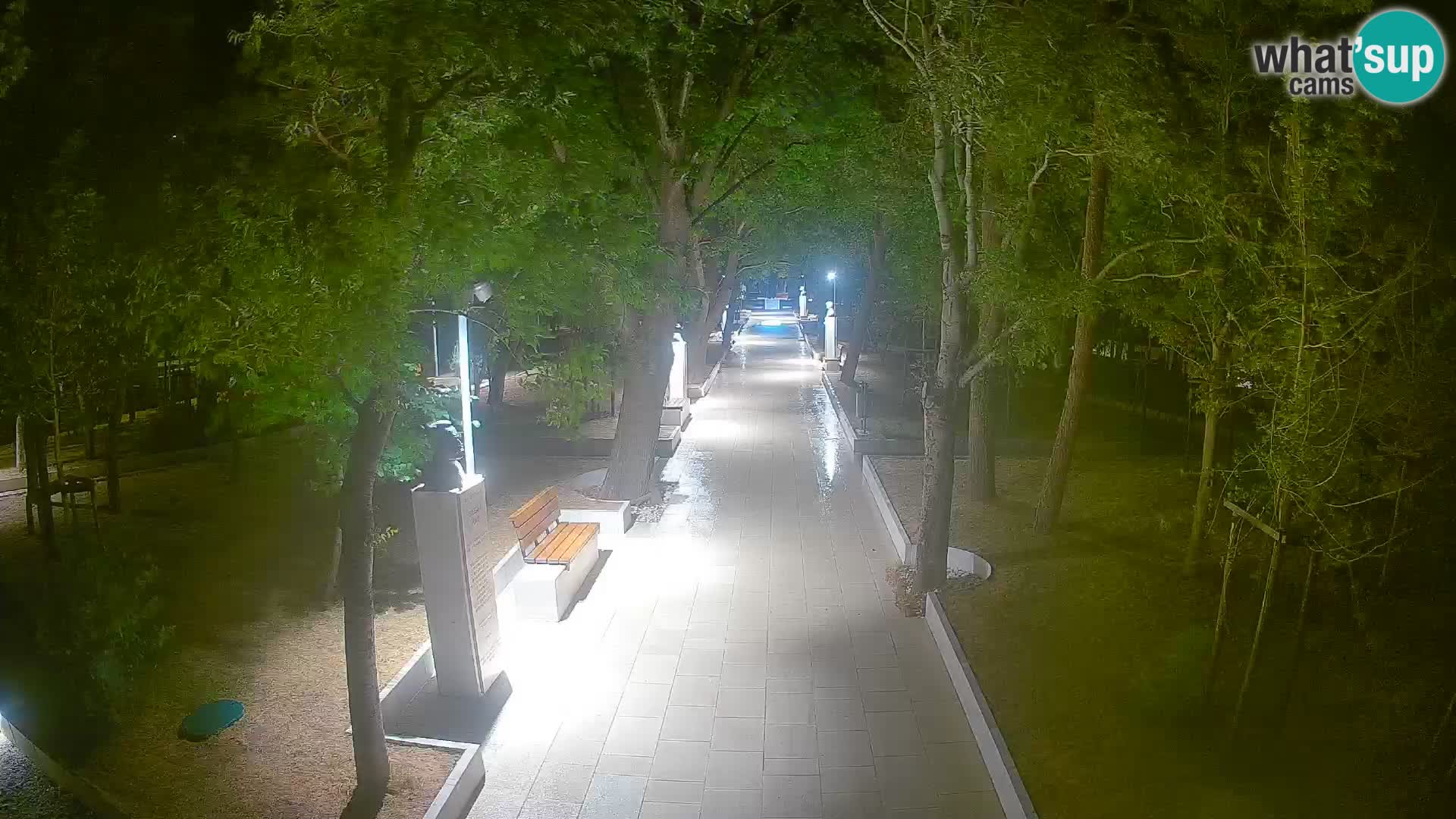 Writers’ Park Webcam Senj – Live by the Sea