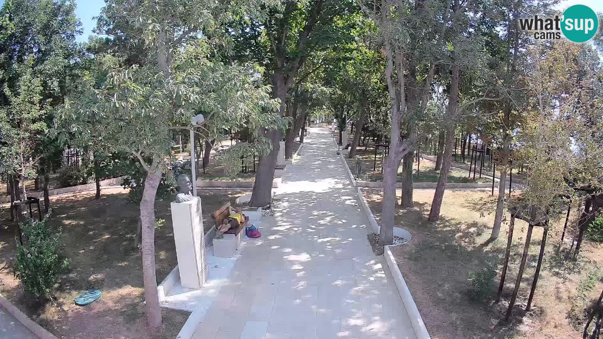 Writers’ Park Webcam Senj – Live by the Sea