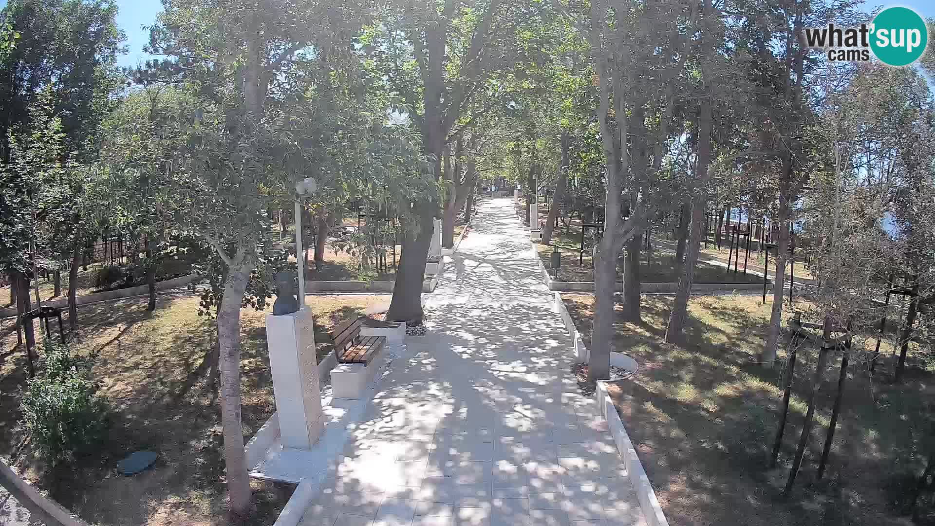 Writers’ Park Webcam Senj – Live by the Sea