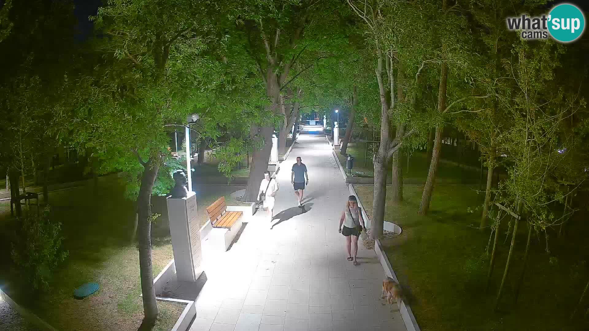 Writers’ Park Webcam Senj – Live by the Sea