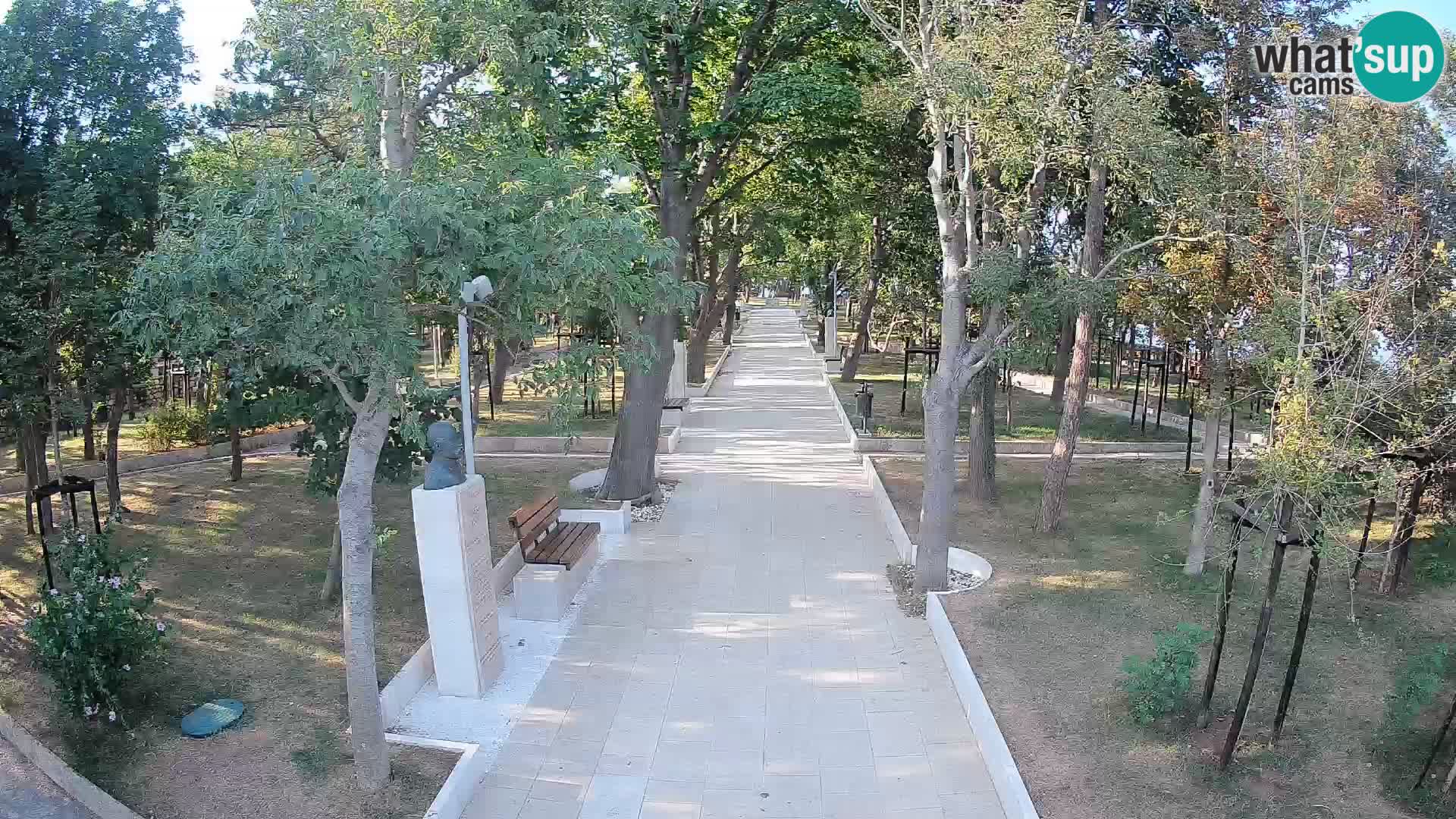Writers’ Park Webcam Senj – Live by the Sea