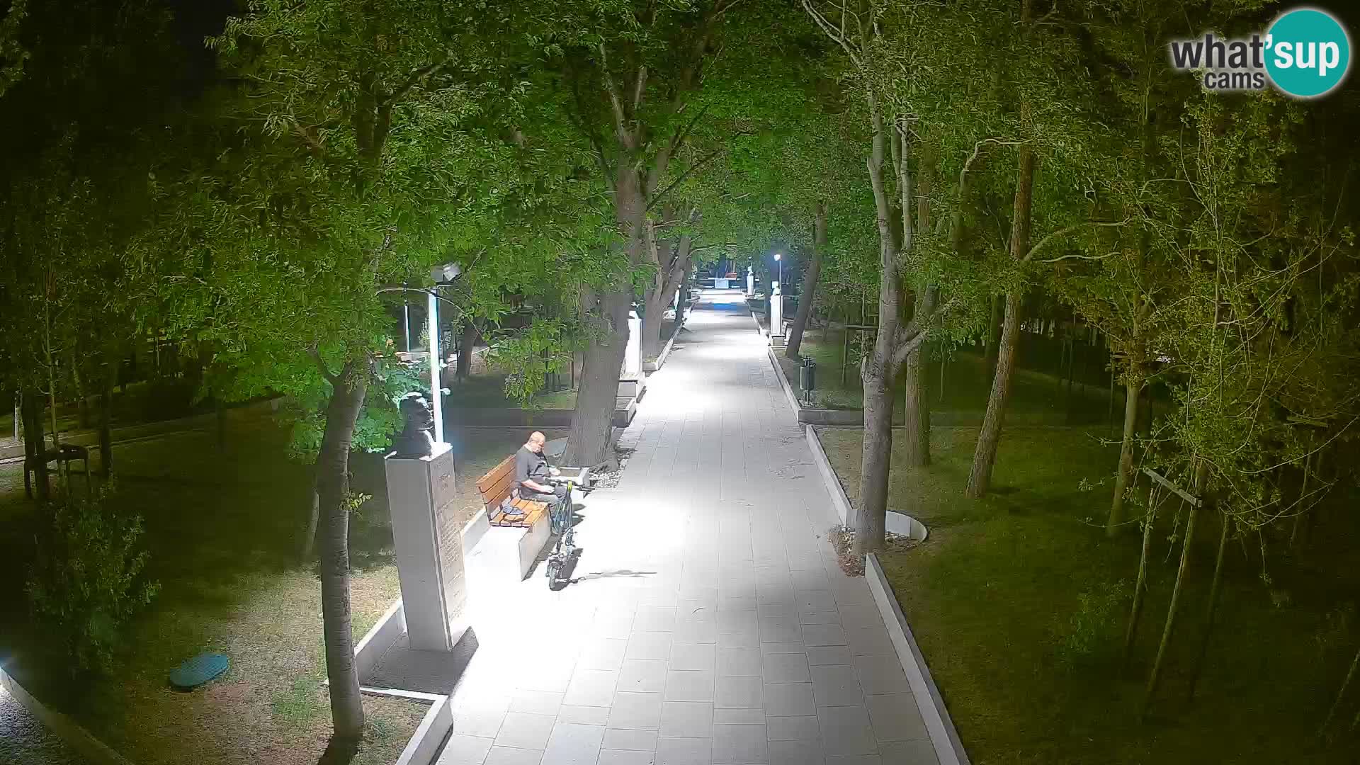 Writers’ Park Webcam Senj – Live by the Sea