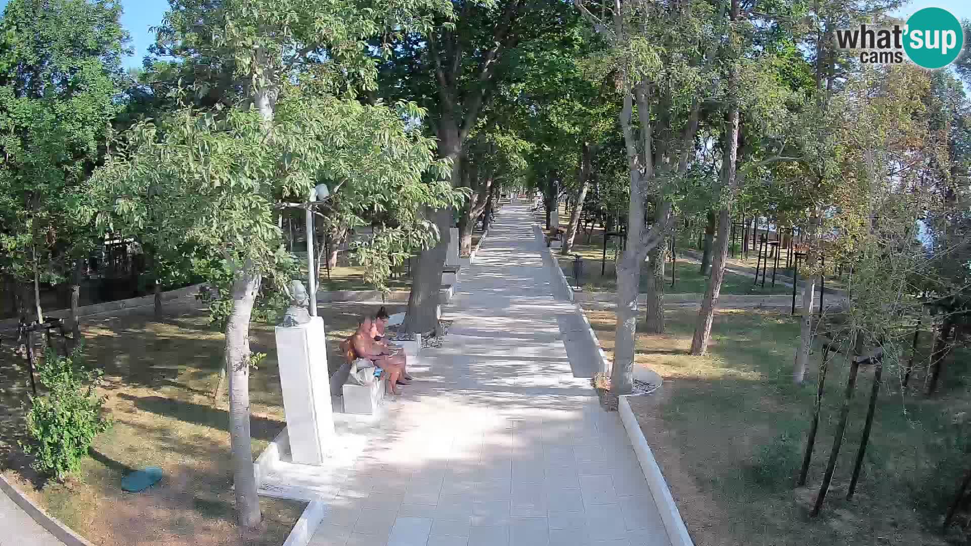Writers’ Park Webcam Senj – Live by the Sea