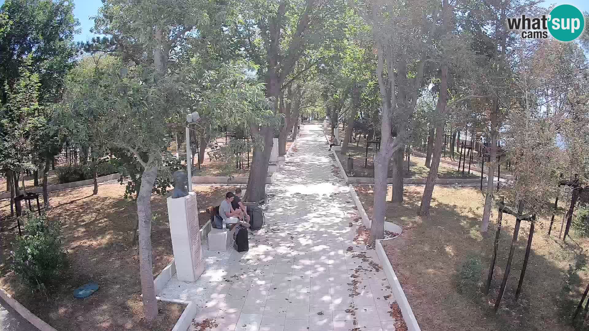 Writers’ Park Webcam Senj – Live by the Sea