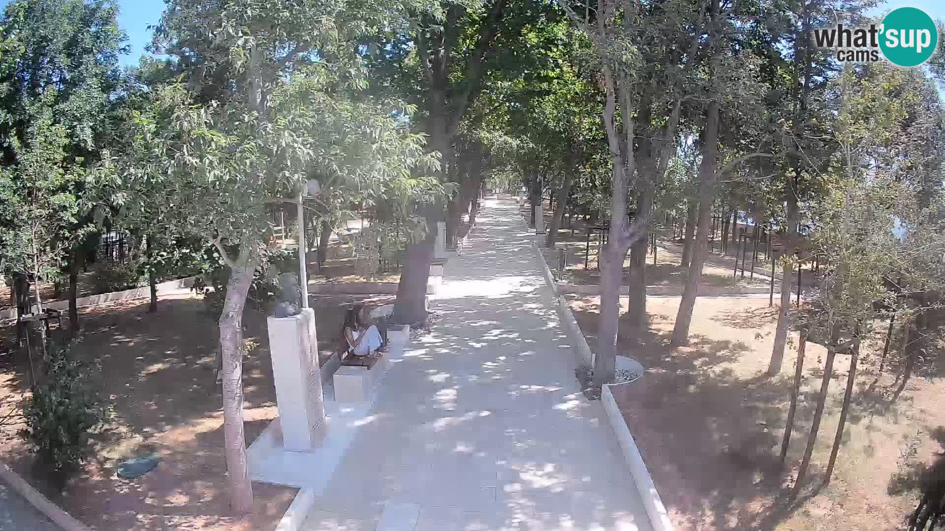 Writers’ Park Webcam Senj – Live by the Sea