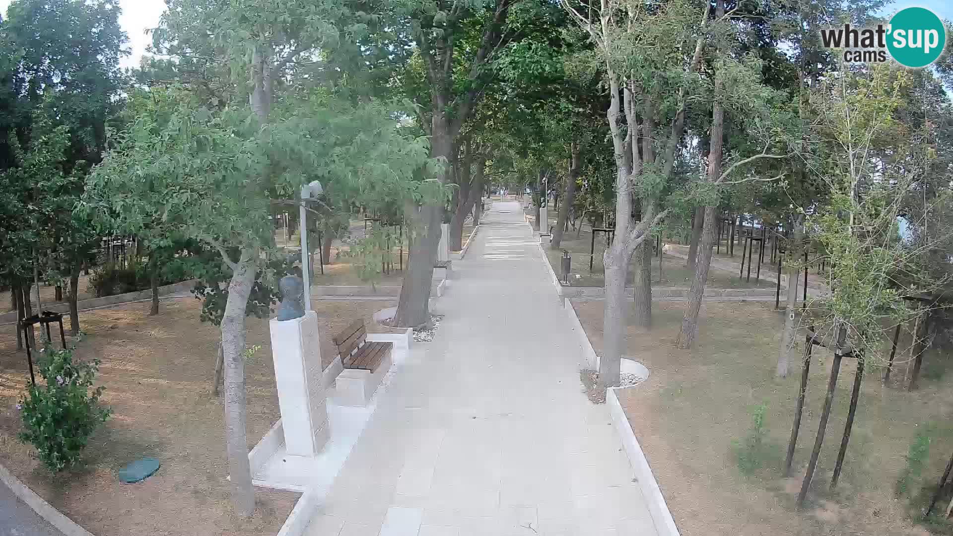 Writers’ Park Webcam Senj – Live by the Sea