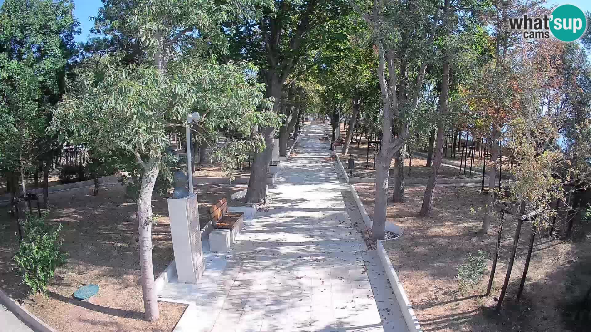 Webcam Schriftstellerpark Senj – Live am Meer