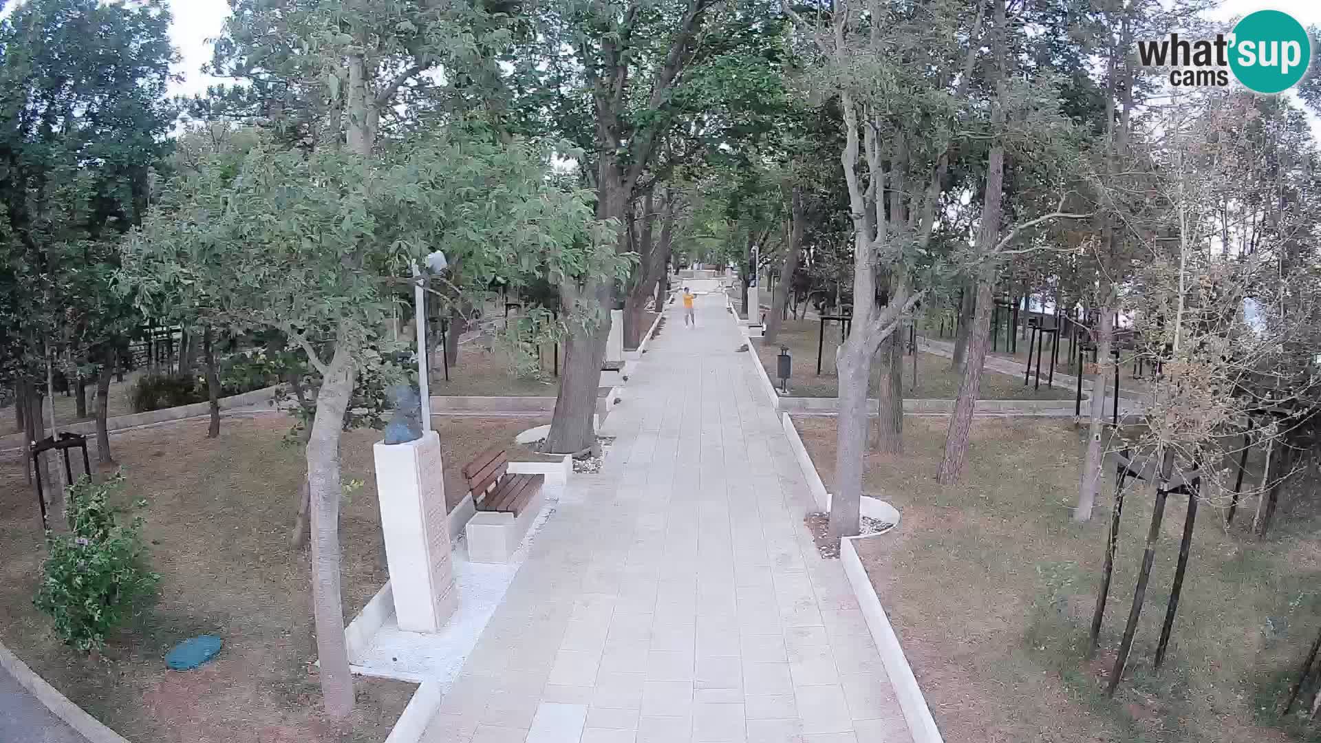 Writers’ Park Webcam Senj – Live by the Sea