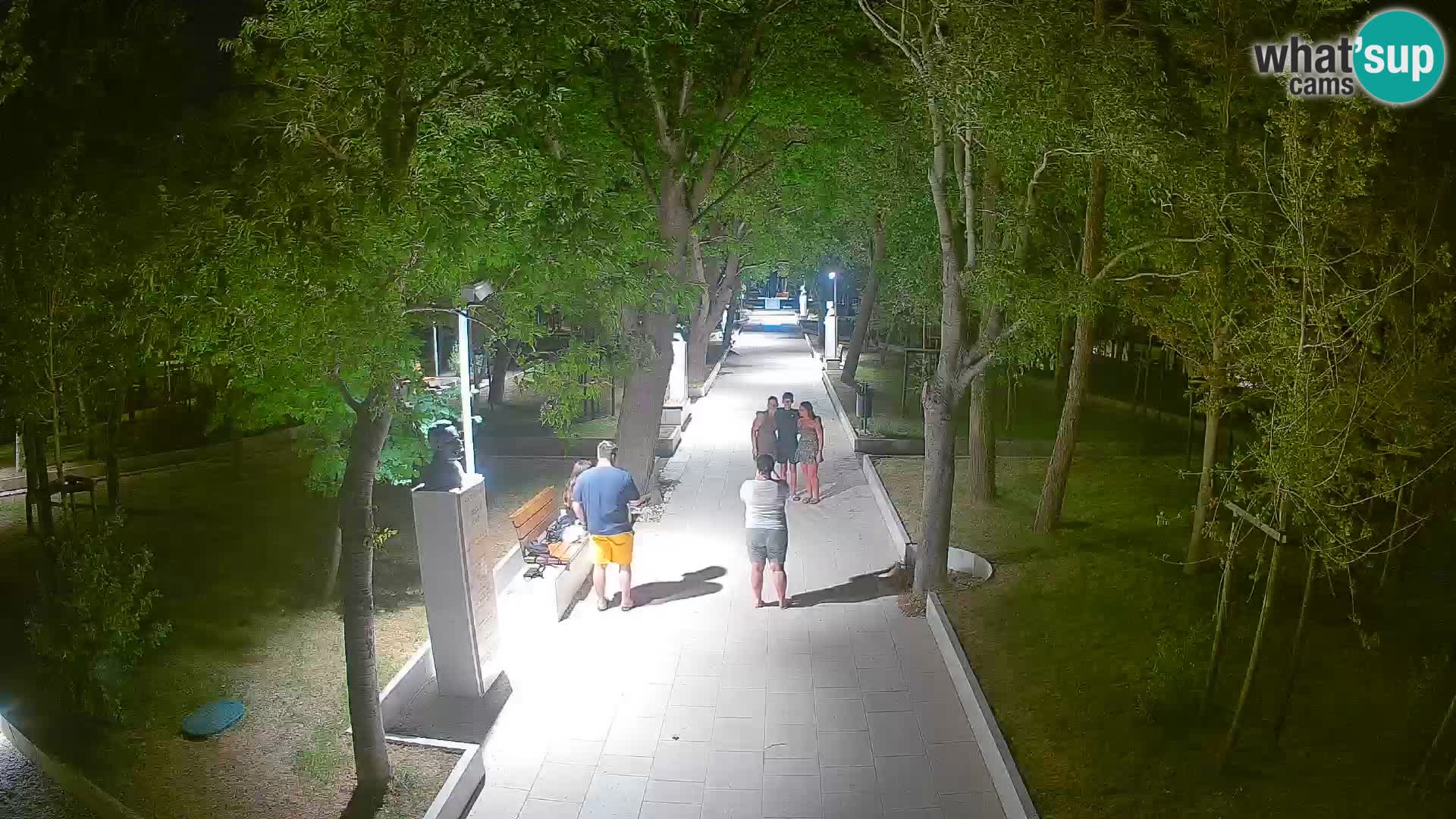 Writers’ Park Webcam Senj – Live by the Sea