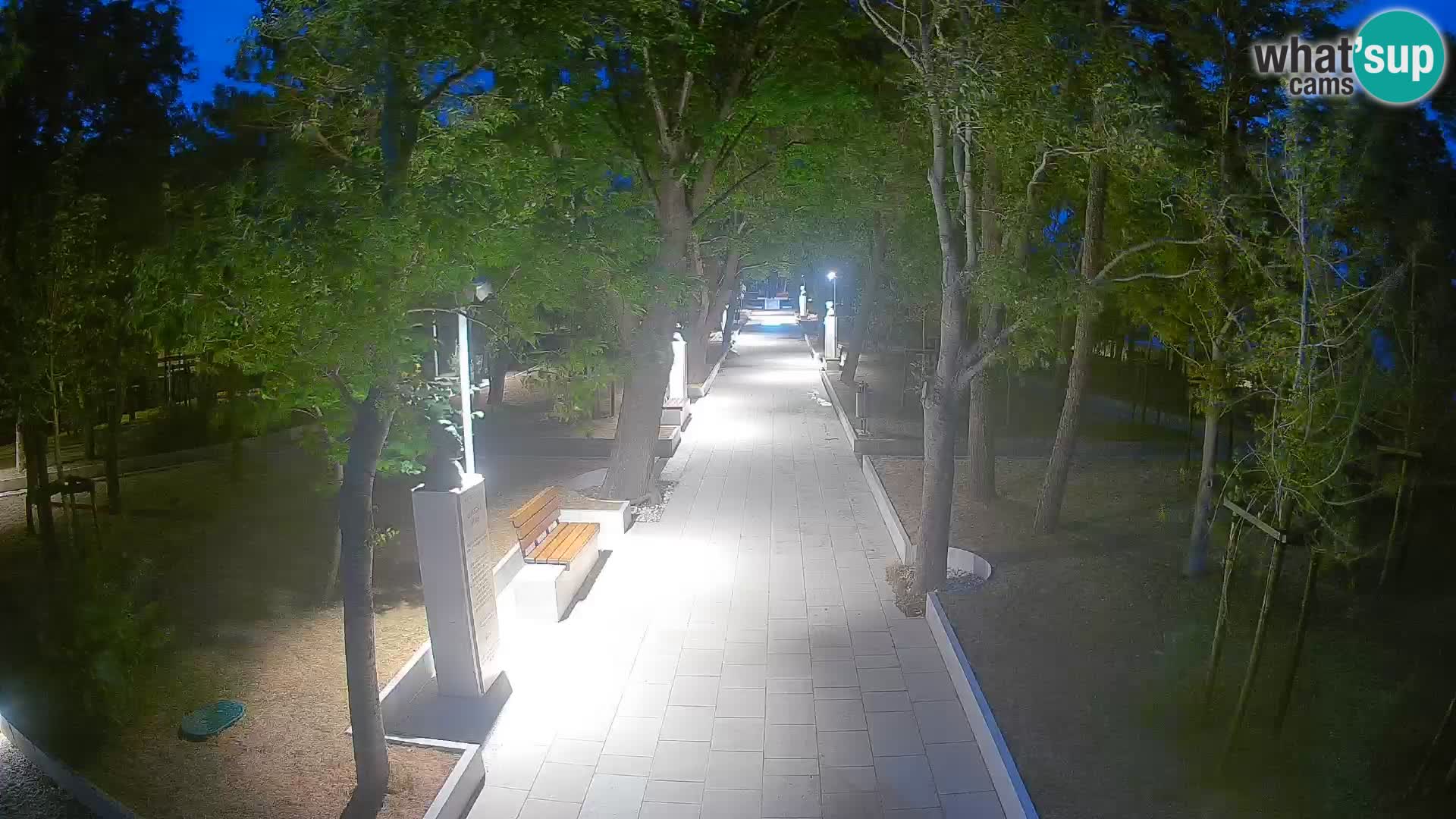 Writers’ Park Webcam Senj – Live by the Sea