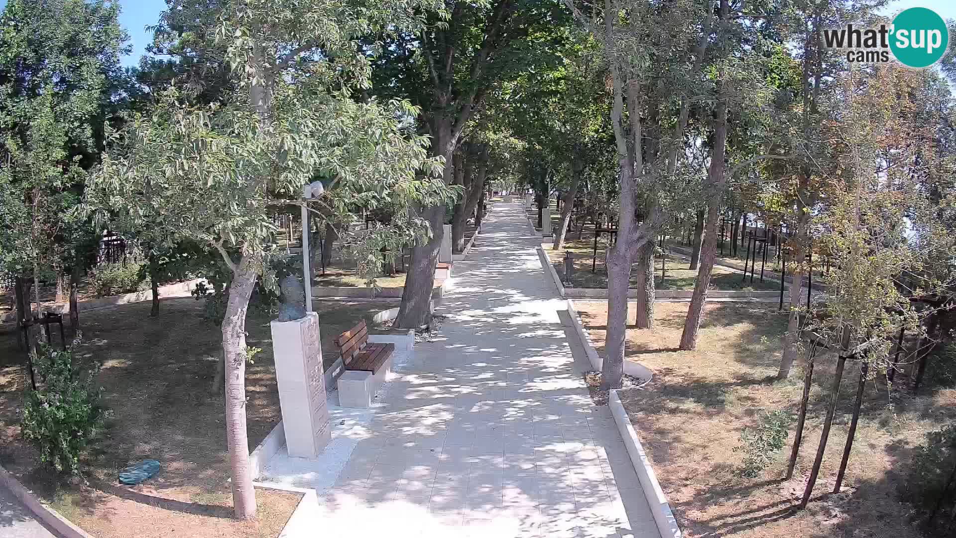 Writers’ Park Webcam Senj – Live by the Sea