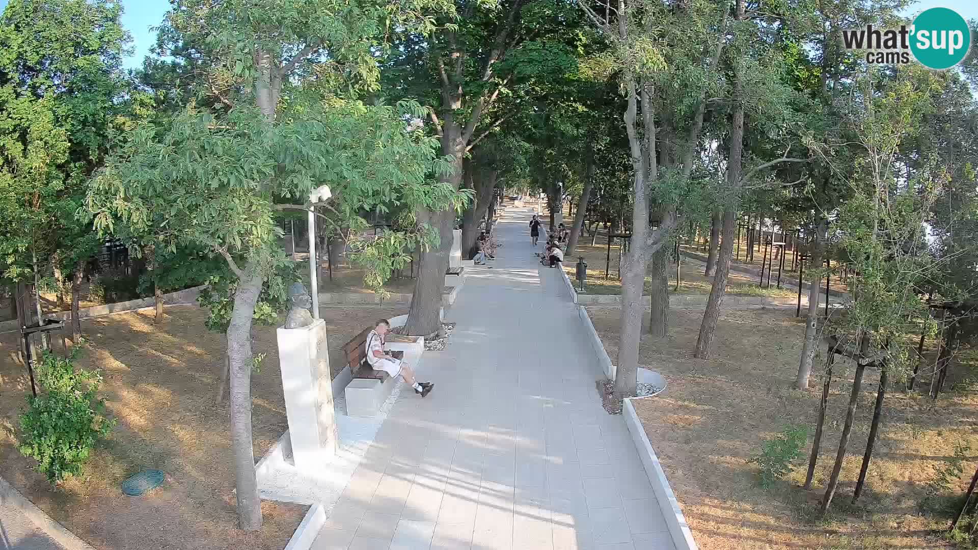 Writers’ Park Webcam Senj – Live by the Sea