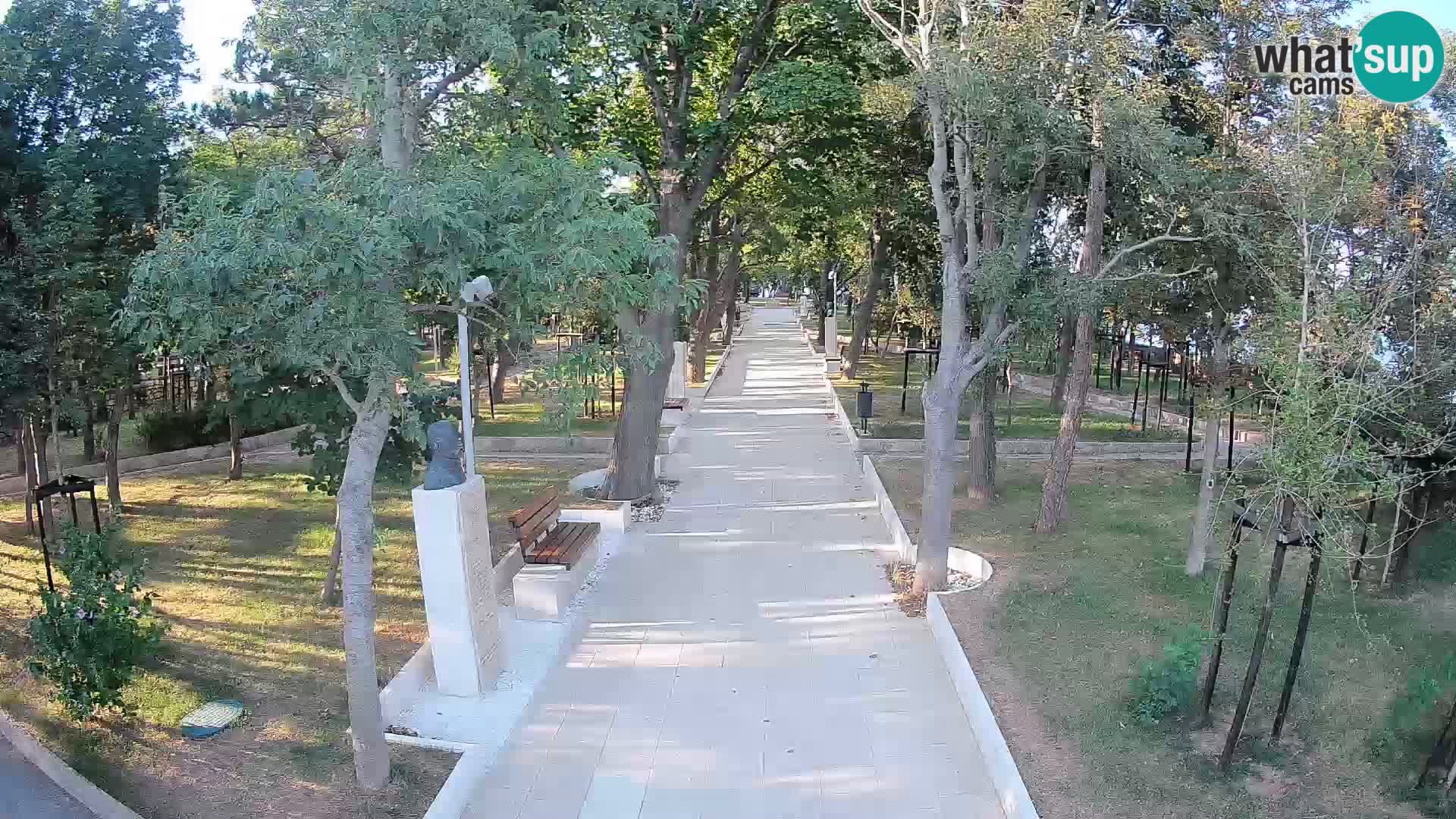 Writers’ Park Webcam Senj – Live by the Sea