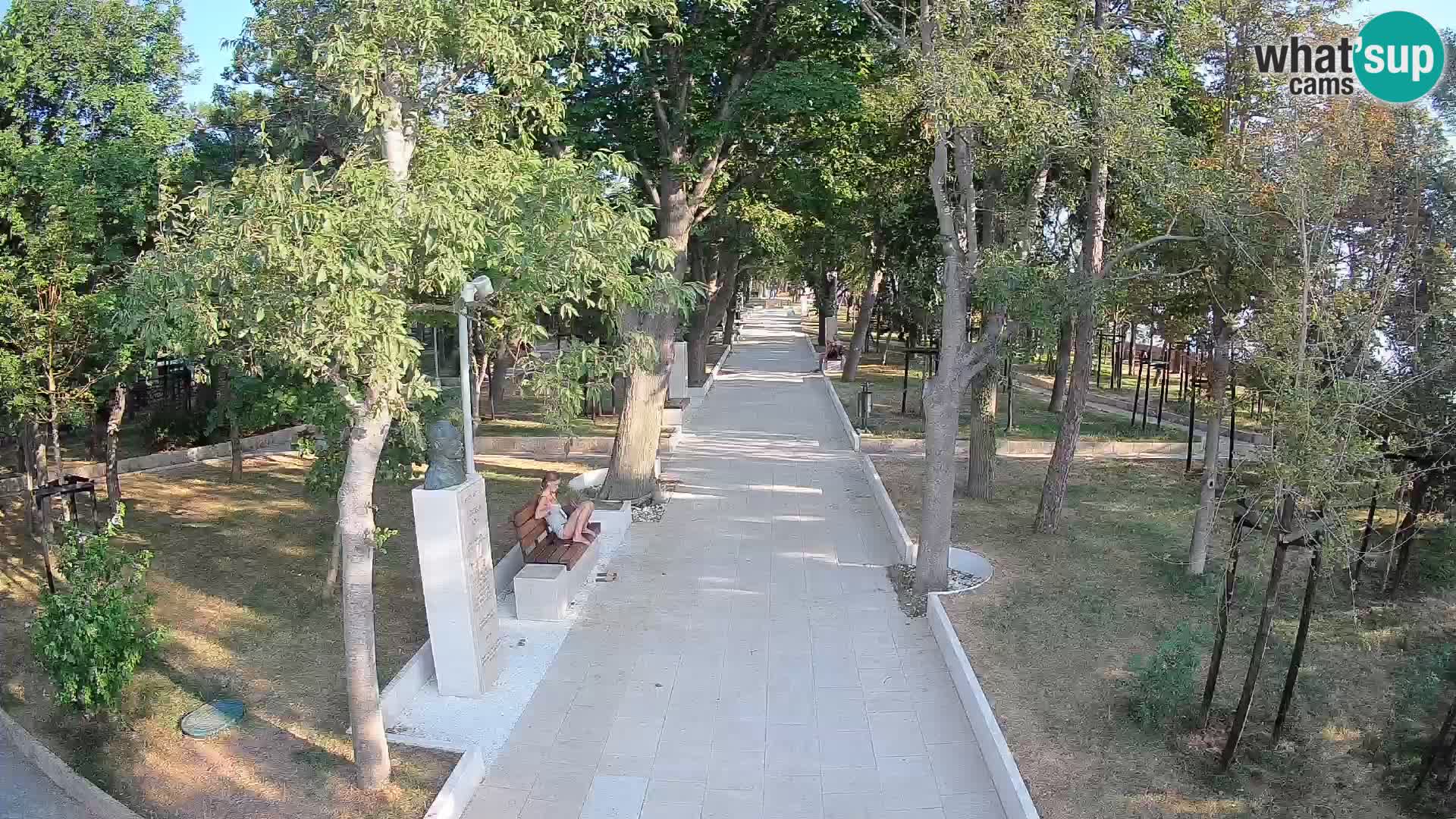 Writers’ Park Webcam Senj – Live by the Sea
