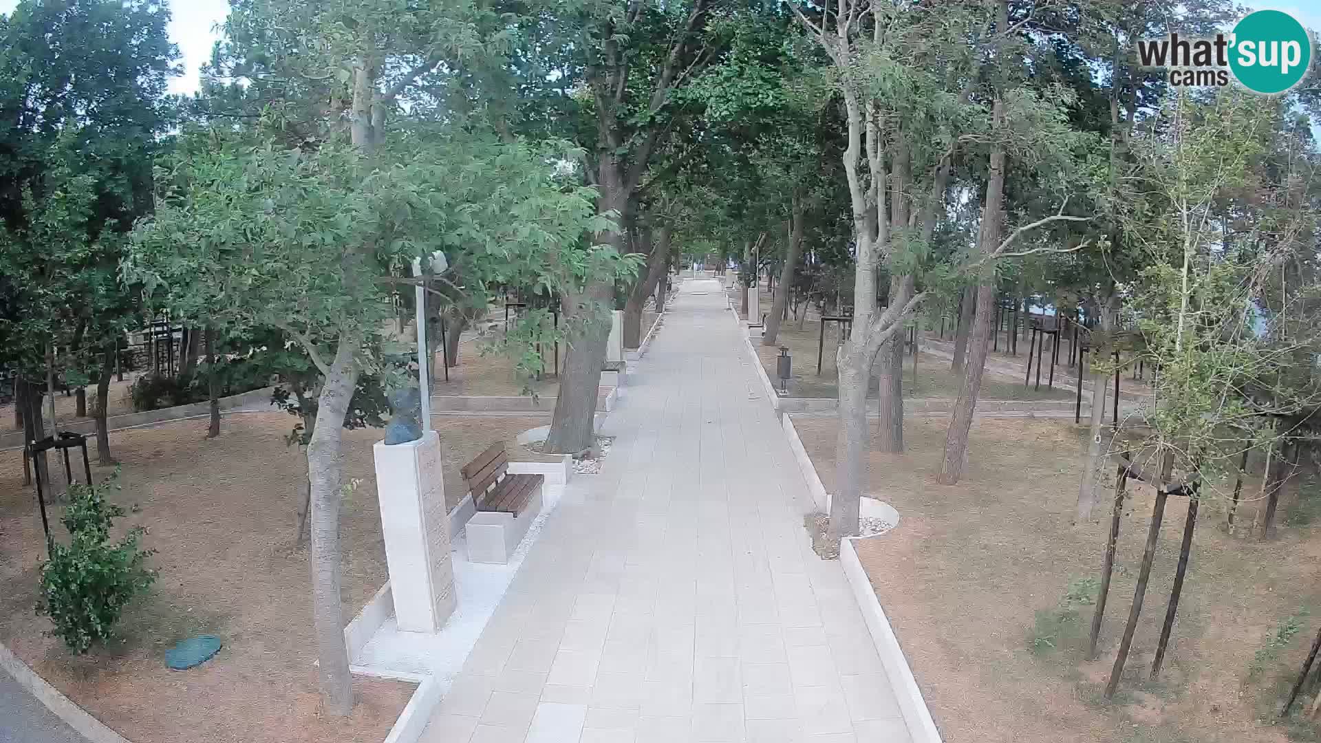 Writers’ Park Webcam Senj – Live by the Sea