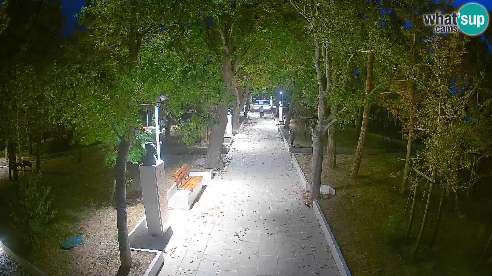 Webcam Schriftstellerpark Senj – Live am Meer