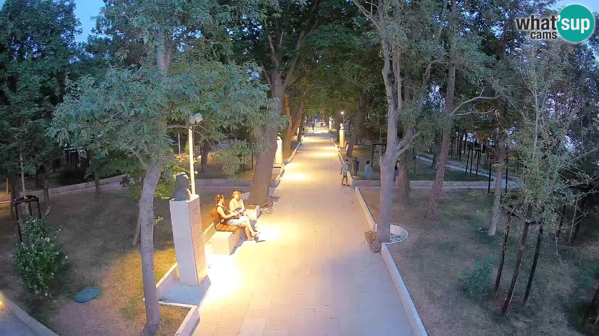 Webcam Schriftstellerpark Senj – Live am Meer