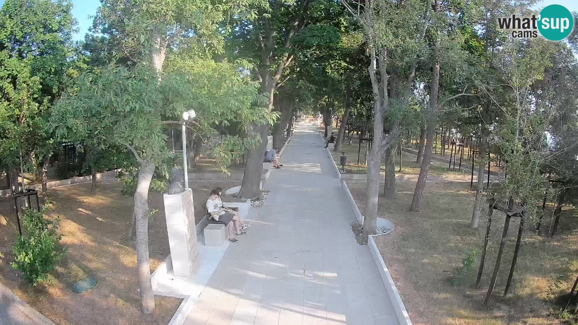 Writers’ Park Webcam Senj – Live by the Sea