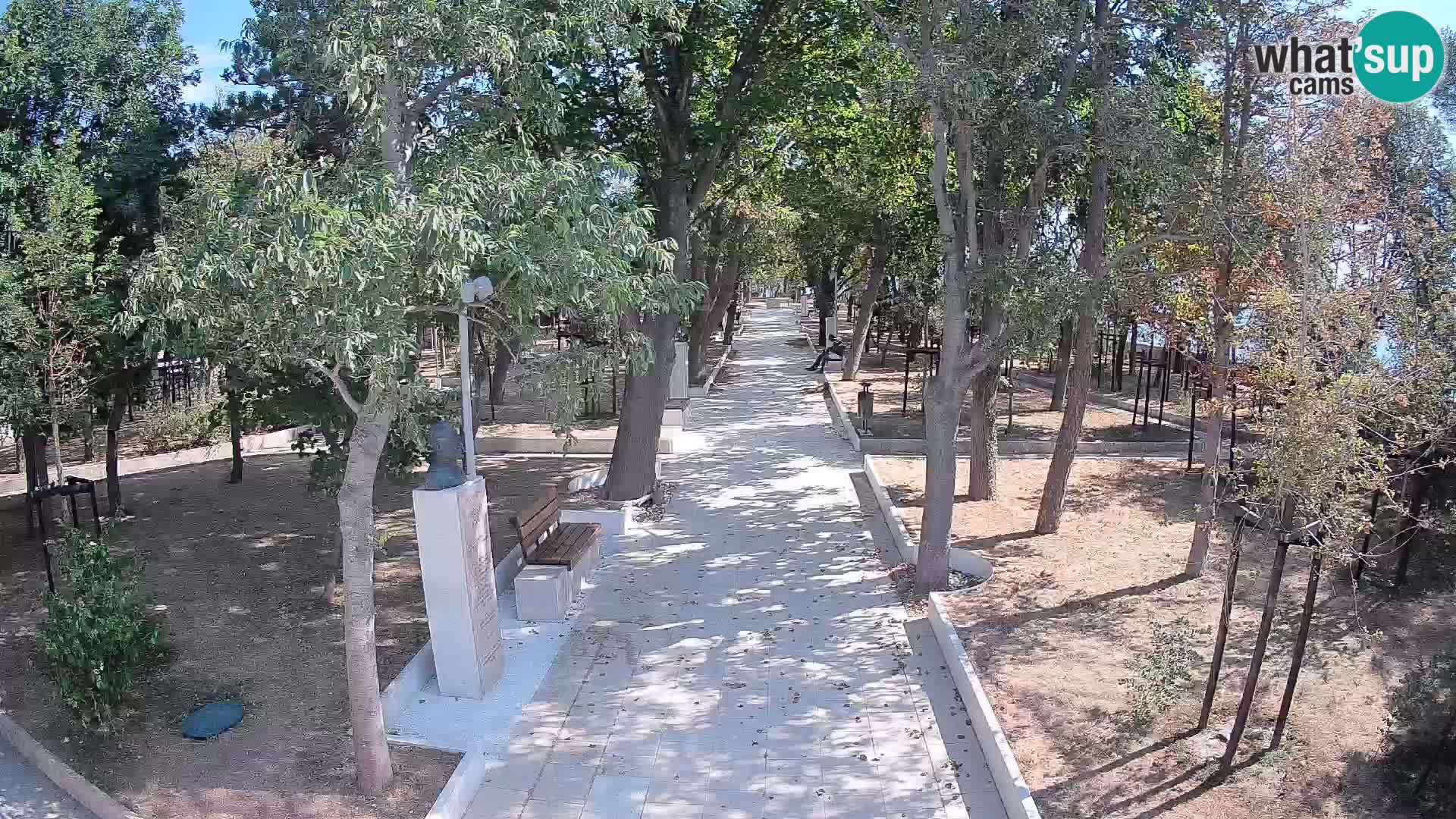 Webcam Schriftstellerpark Senj – Live am Meer