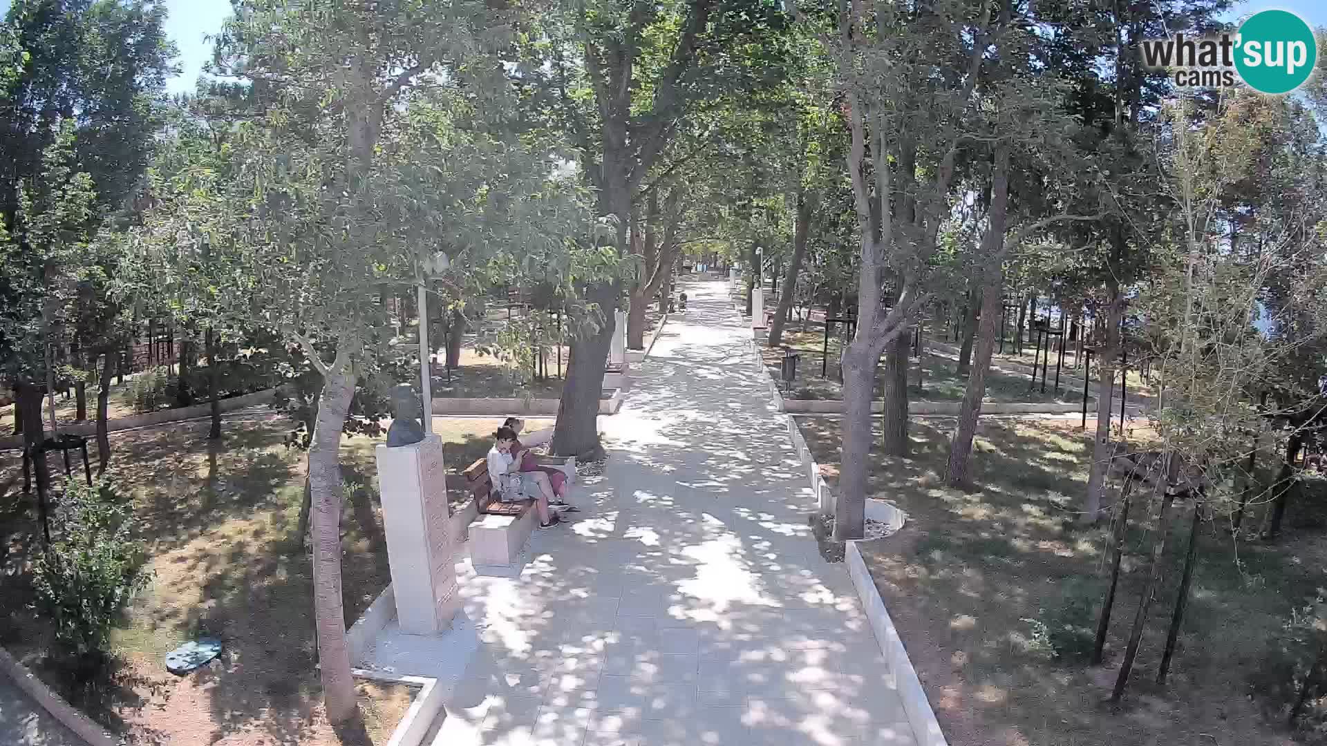Writers’ Park Webcam Senj – Live by the Sea