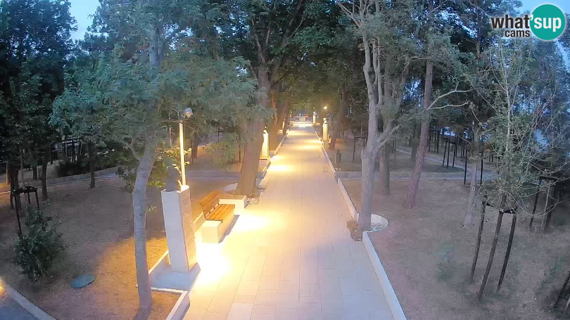 Writers’ Park Webcam Senj – Live by the Sea