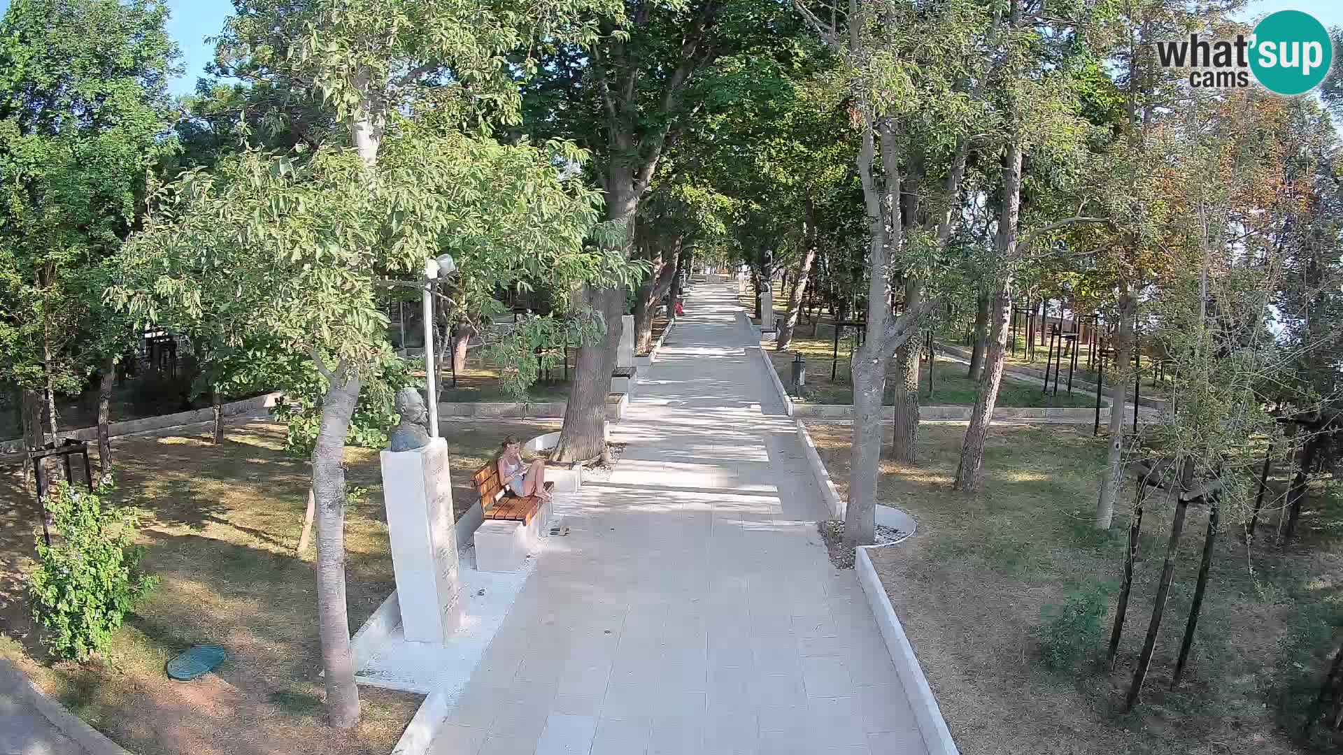 Writers’ Park Webcam Senj – Live by the Sea