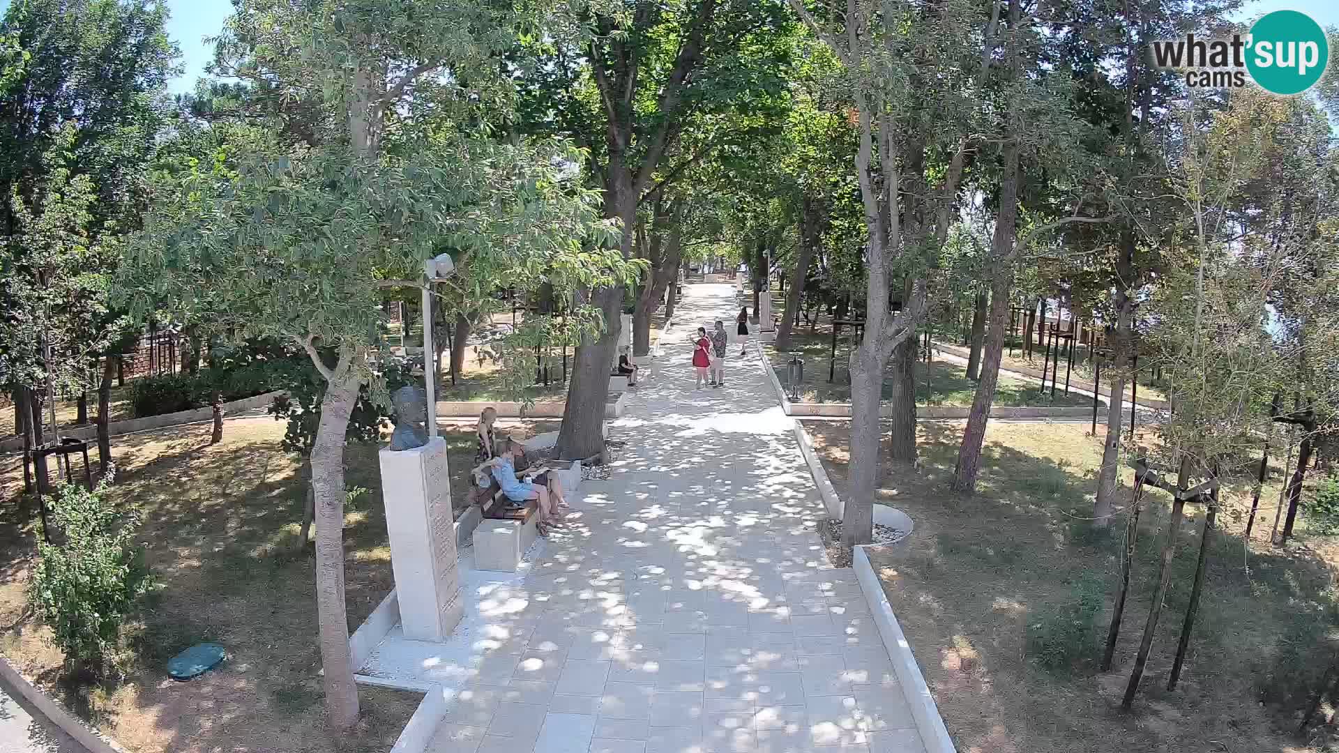 Writers’ Park Webcam Senj – Live by the Sea