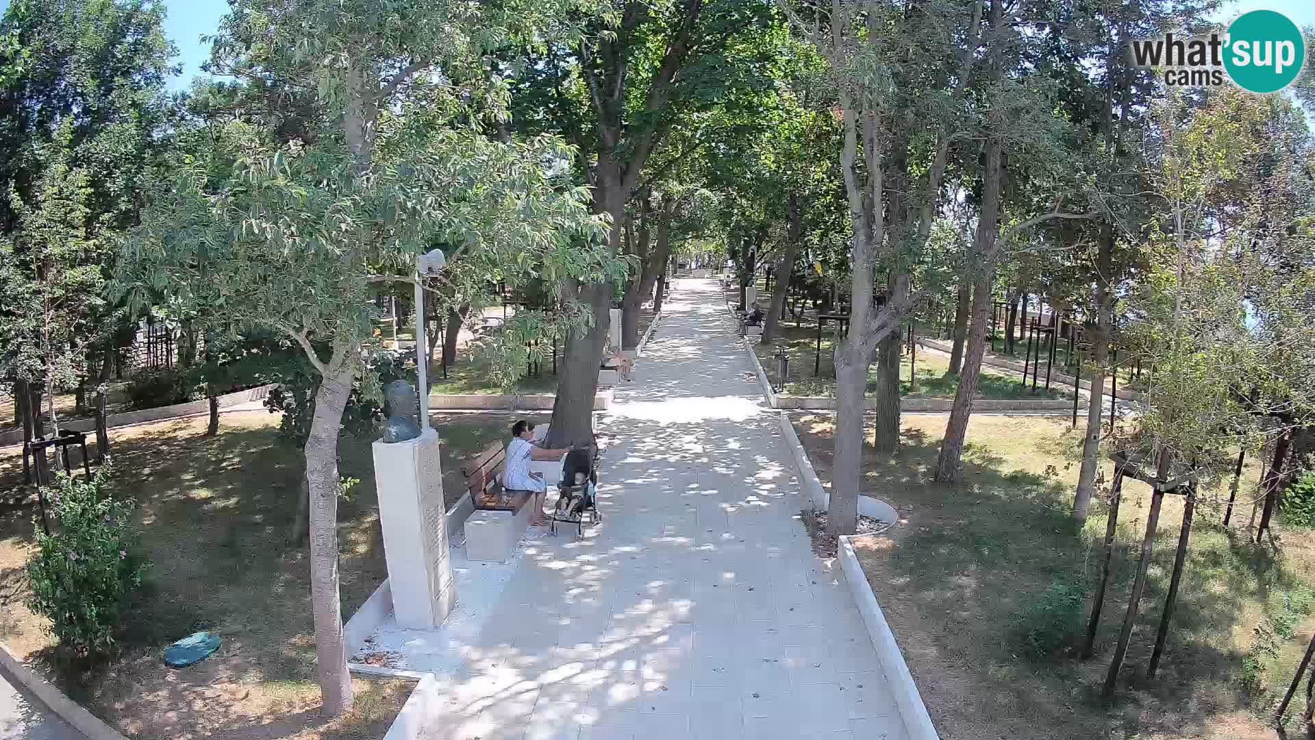 Writers’ Park Webcam Senj – Live by the Sea
