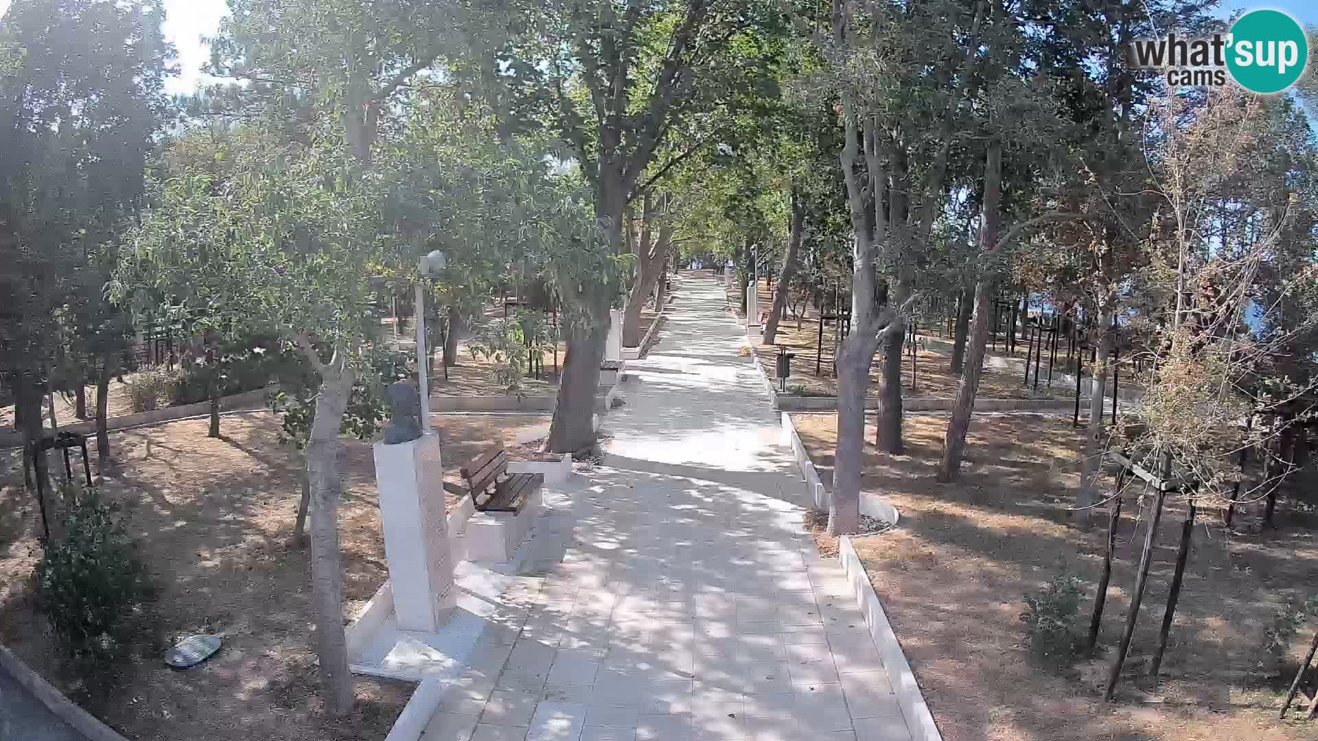 Writers’ Park Webcam Senj – Live by the Sea