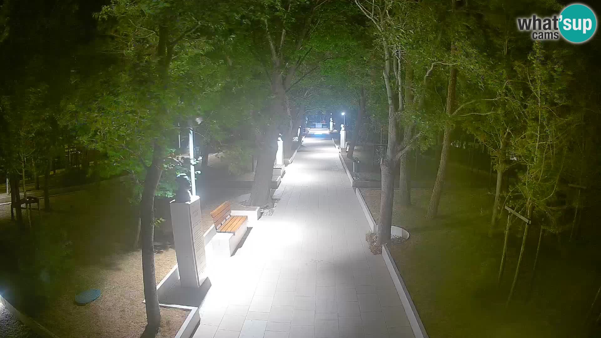 Writers’ Park Webcam Senj – Live by the Sea