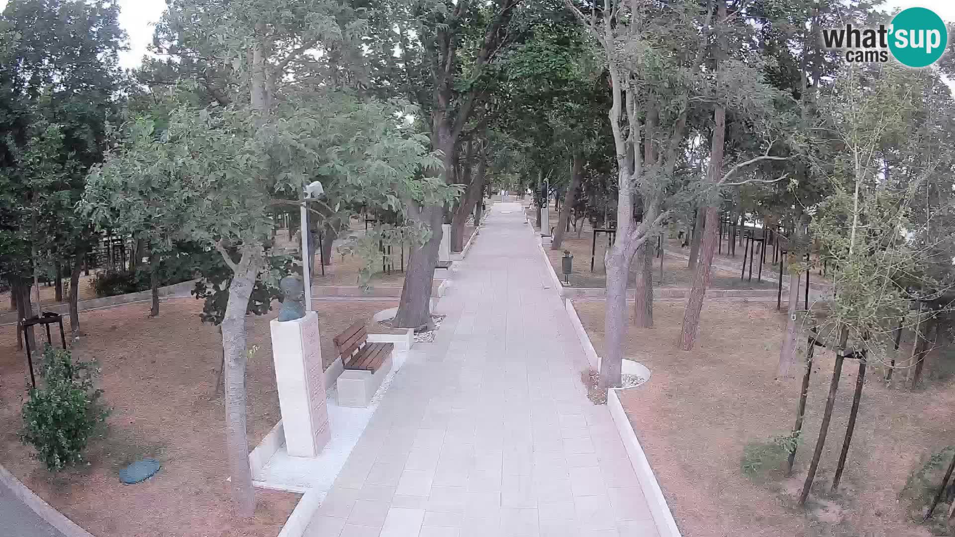 Writers’ Park Webcam Senj – Live by the Sea