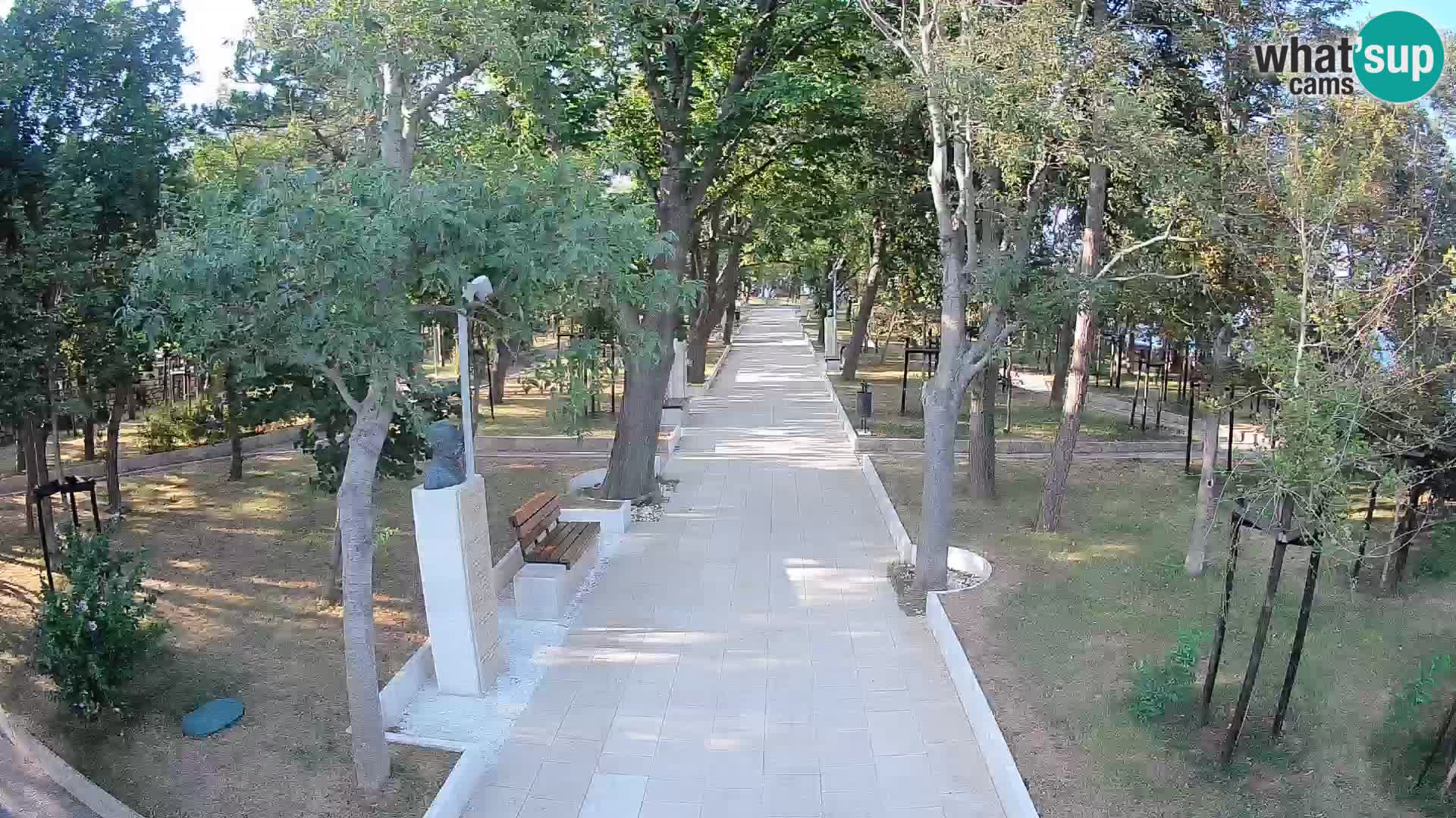 Writers’ Park Webcam Senj – Live by the Sea