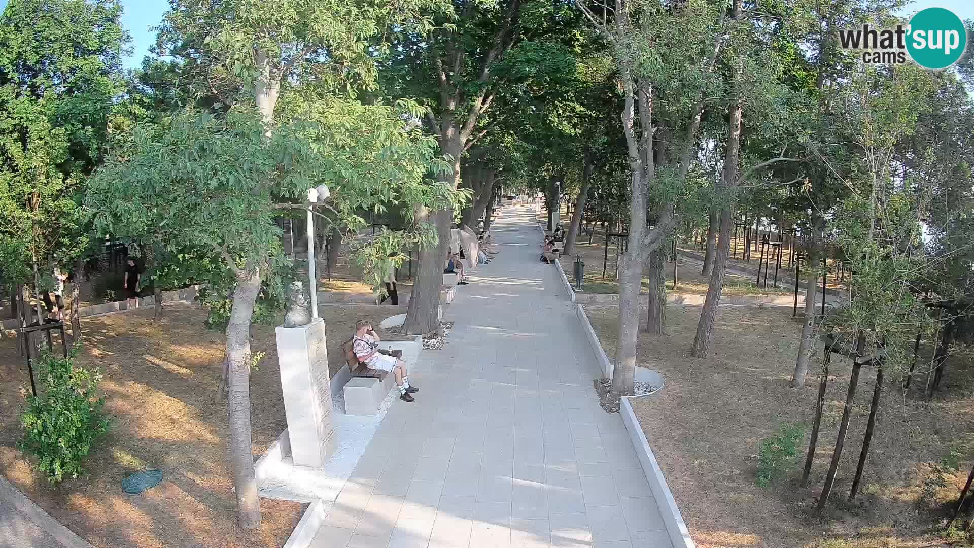 Writers’ Park Webcam Senj – Live by the Sea
