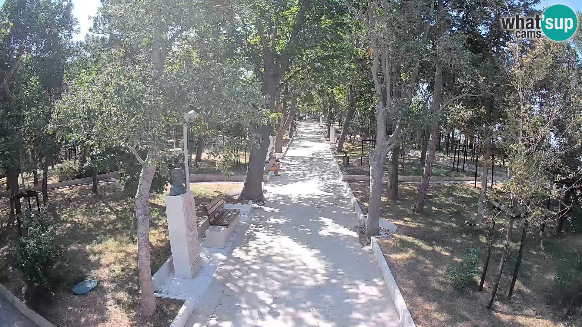 Writers’ Park Webcam Senj – Live by the Sea